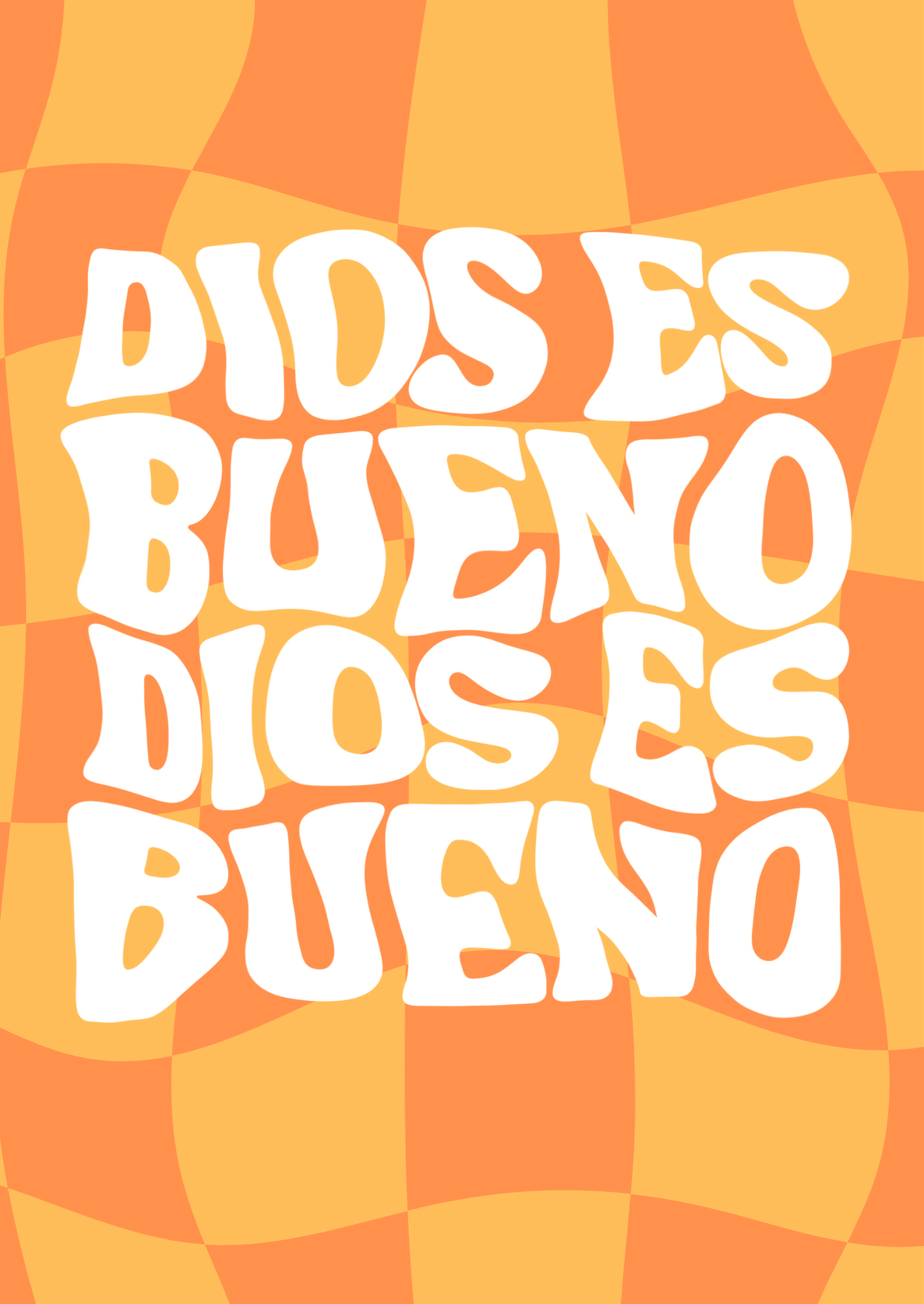 Dios es bueno - Cuadro Decorativo 11.7"x16.5"