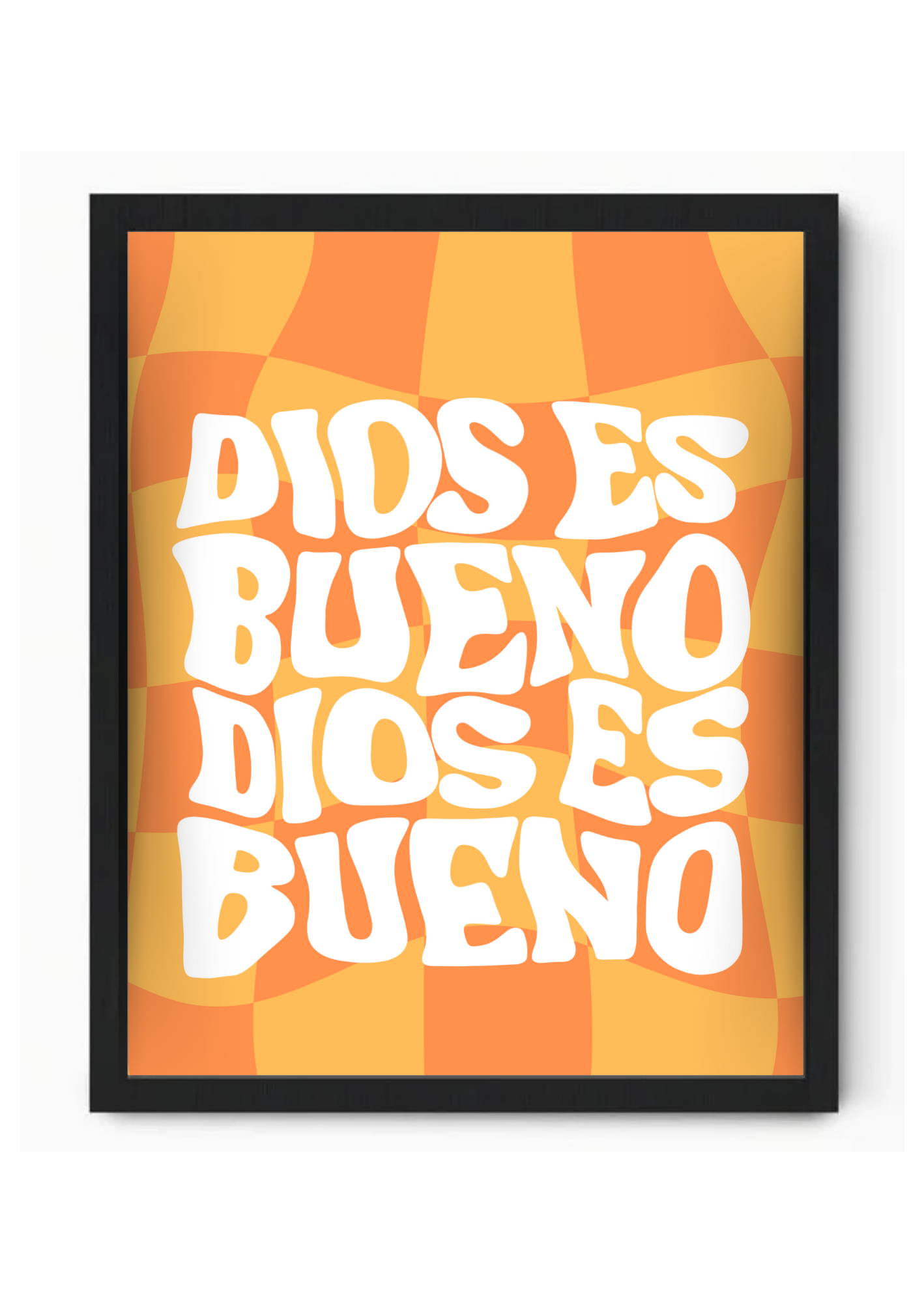 Dios es bueno - Cuadro Decorativo 11.7"x16.5"