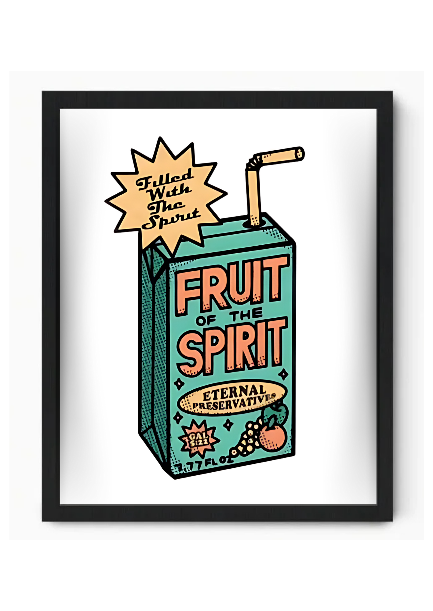 Fruit of the spirit - Cuadro Decorativo 11.7"x16.5"